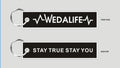 WEDALIFE Keychain/Bag Tag