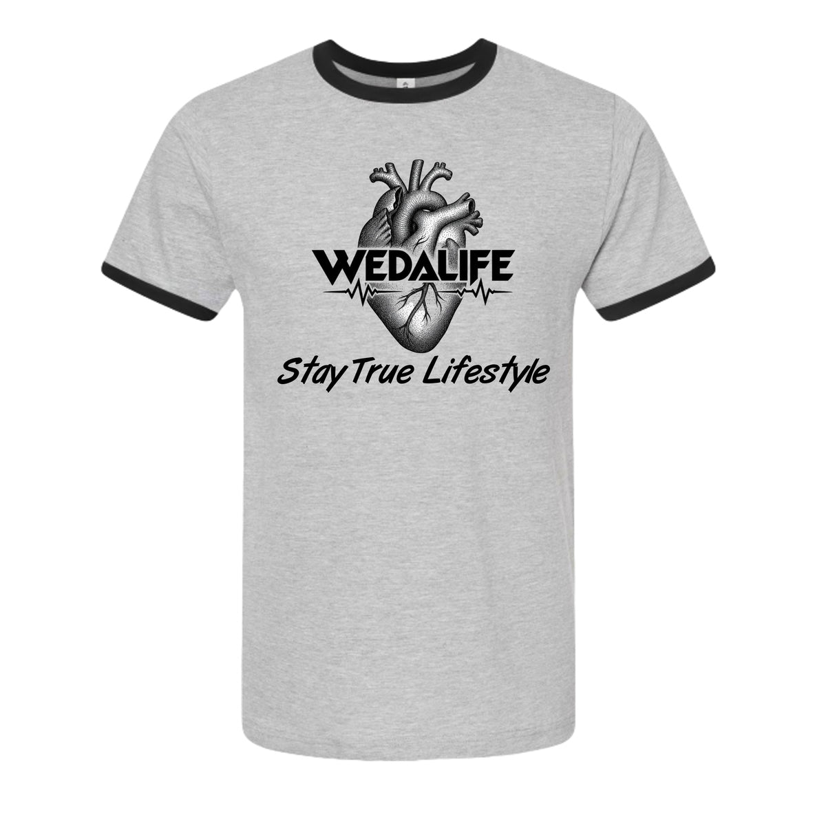 Heather Grey/ Black - 246 - FRONT